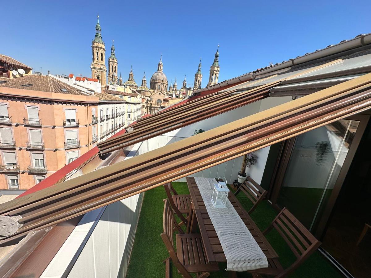 Dos Torres Atico - Solarium Privado En Calle Alfonso I Сарагоса Екстер'єр фото