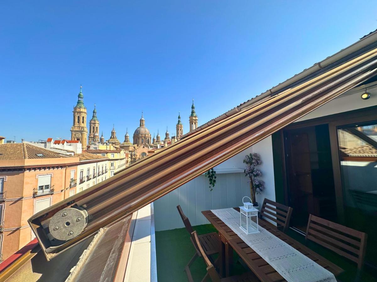 Dos Torres Atico - Solarium Privado En Calle Alfonso I Сарагоса Екстер'єр фото