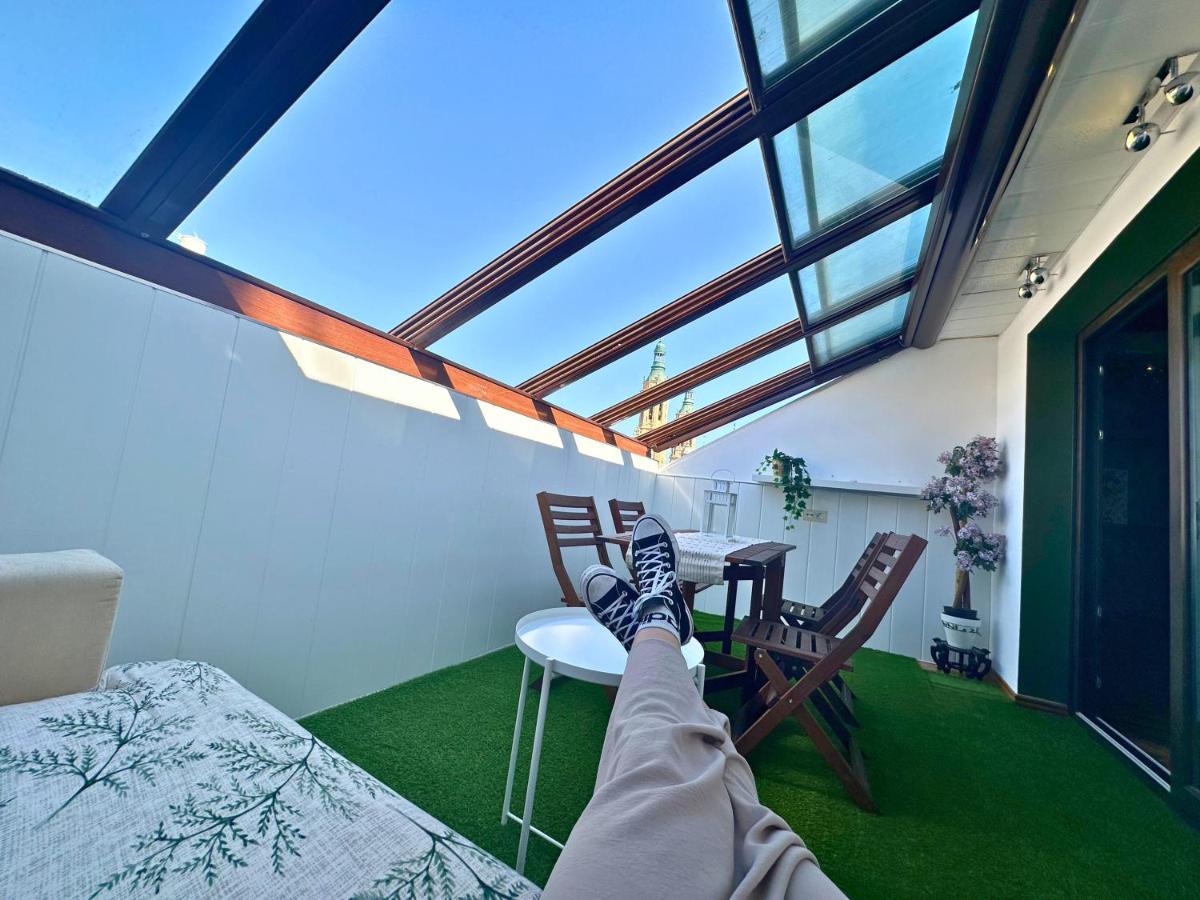 Dos Torres Atico - Solarium Privado En Calle Alfonso I Сарагоса Екстер'єр фото